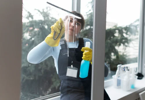 Nettoyage de vitres intérieures et extérieures à Rimont